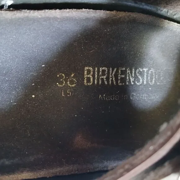 Vintage Rare 70's Euro Birkis Birkenstock Women’s Arizona Sandal Leather 5 - Picture 9 of 10